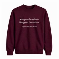 Sweatshirt Mangeons Les Enfants