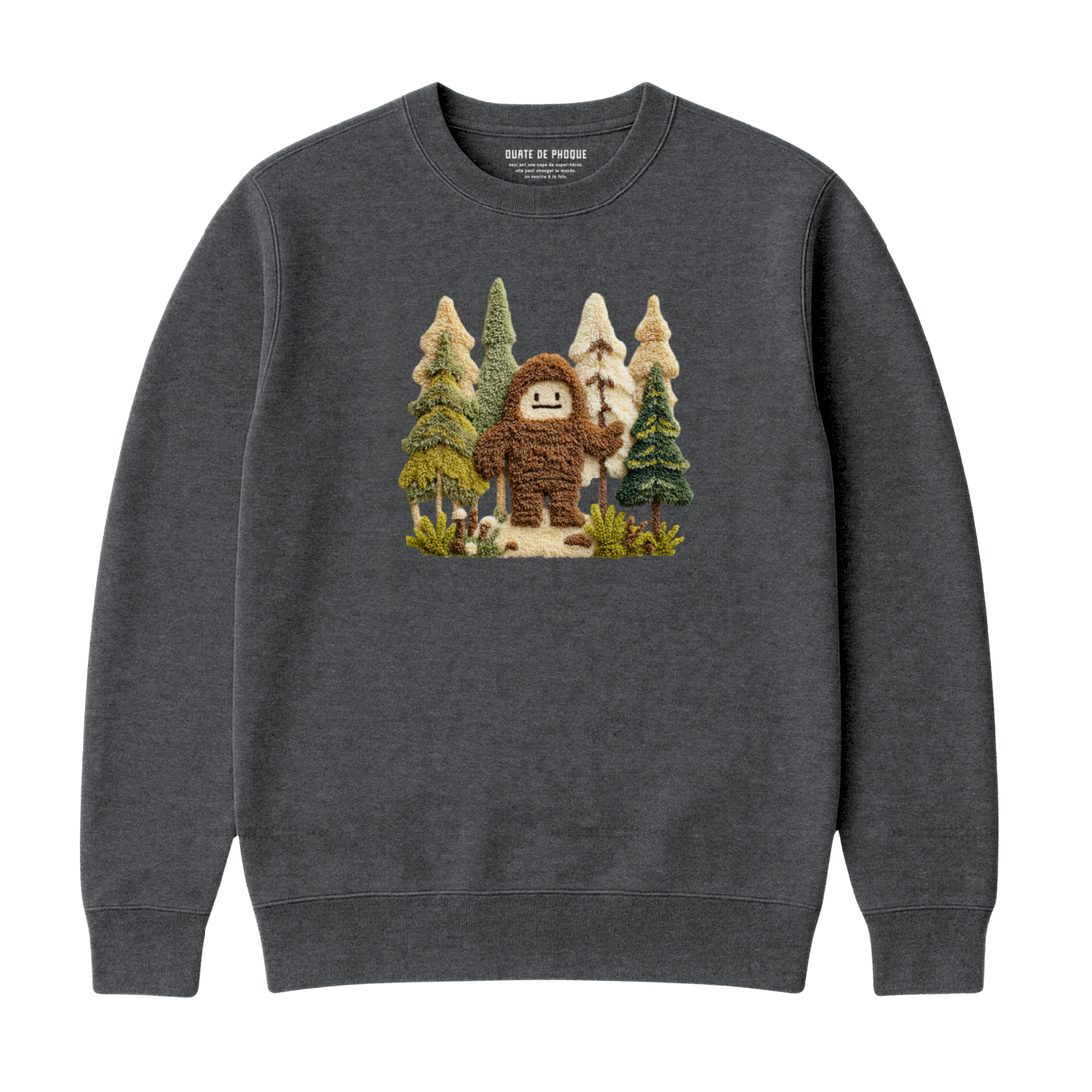 Sweatshirt Sasquatch Effet Patch