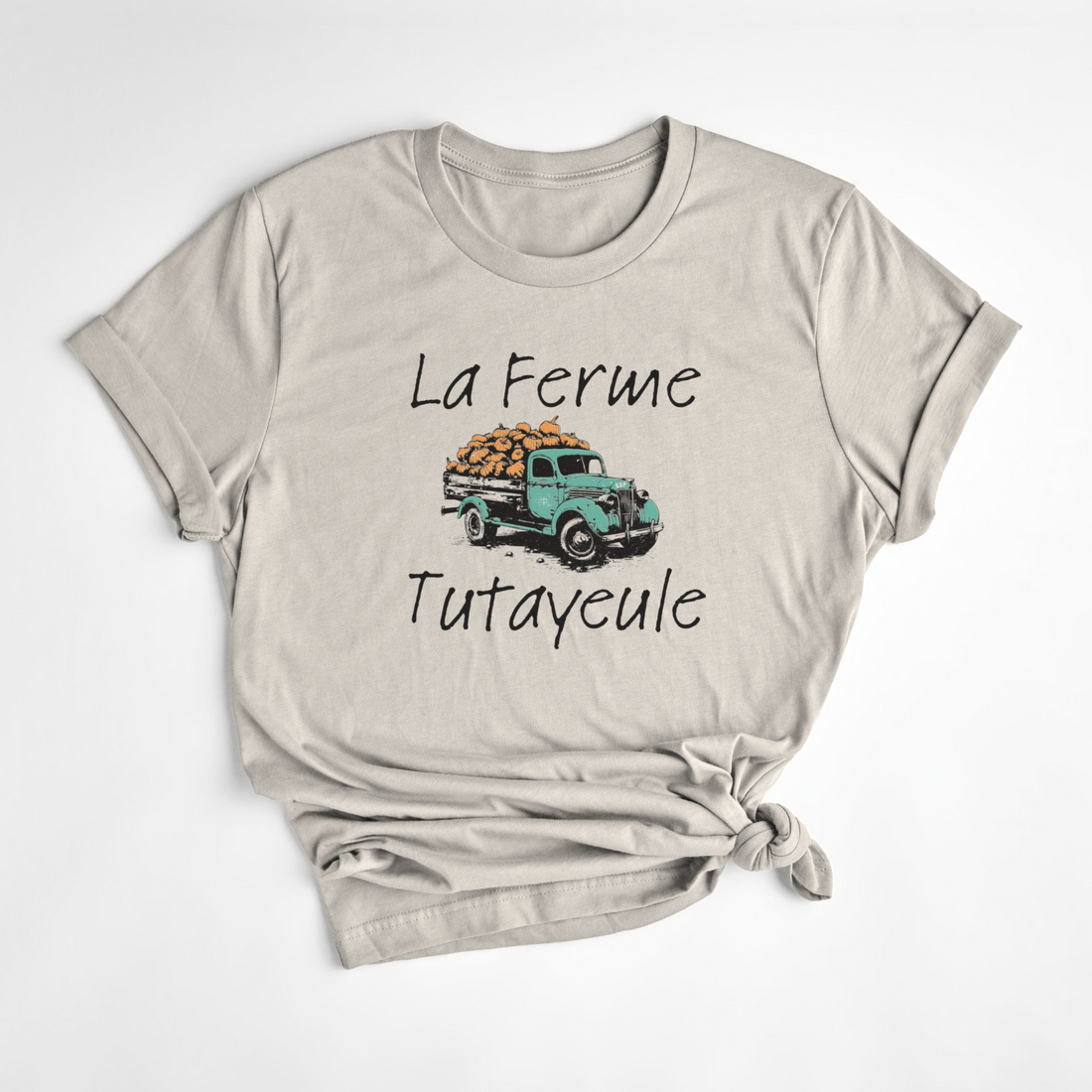 T-SHIRT FERME TUTAYEULE - AMANDE