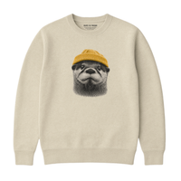 Sweatshirt Loutre Vintage
