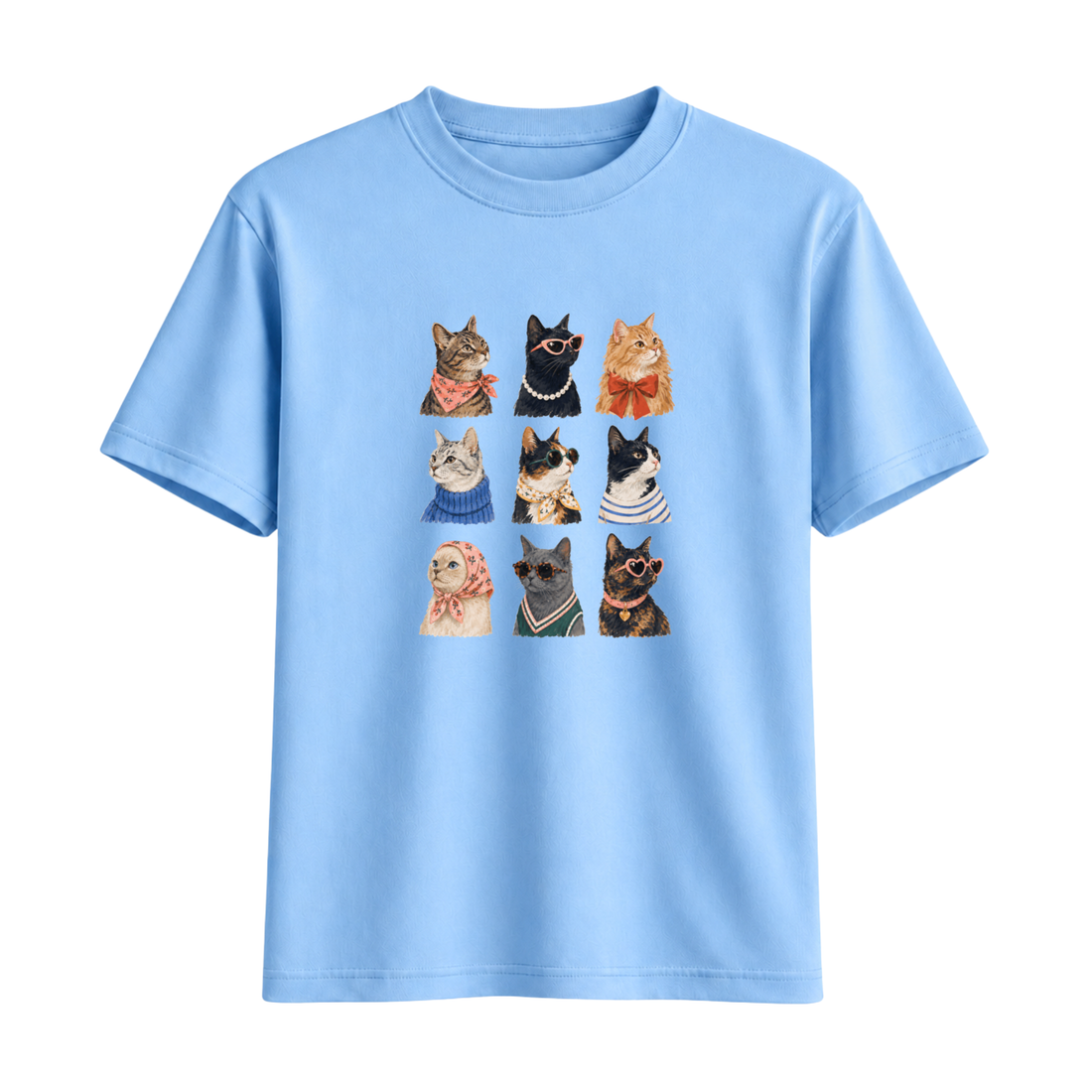 T-Shirt Chats Stylés