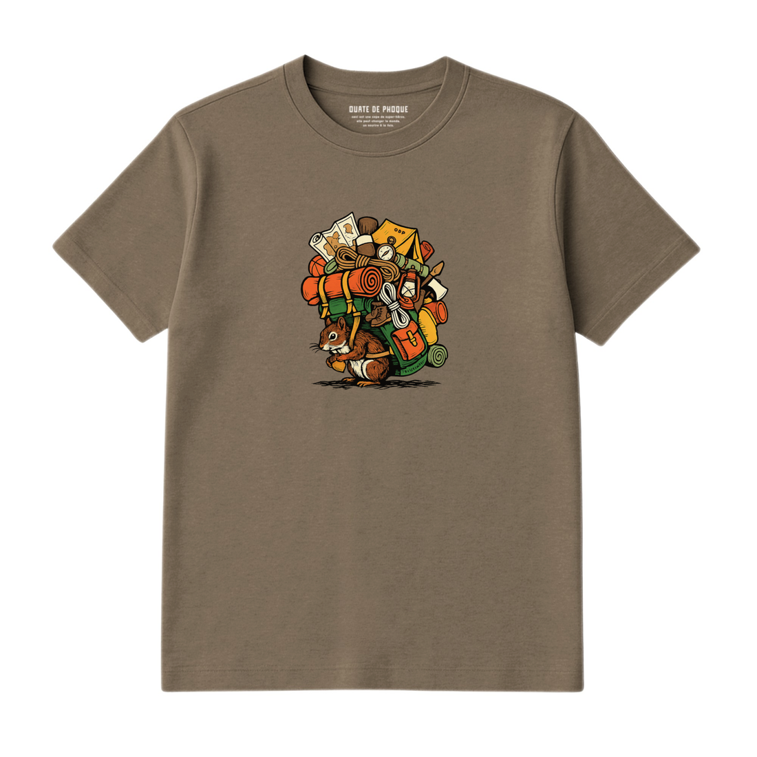 T-Shirt Écureuil Camping