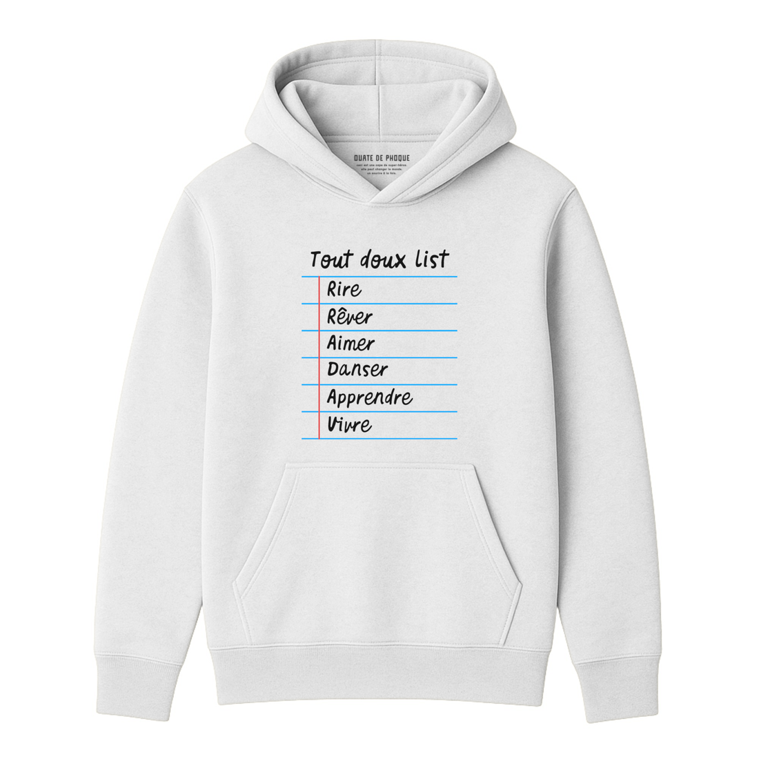 Hoodie Tout Doux List
