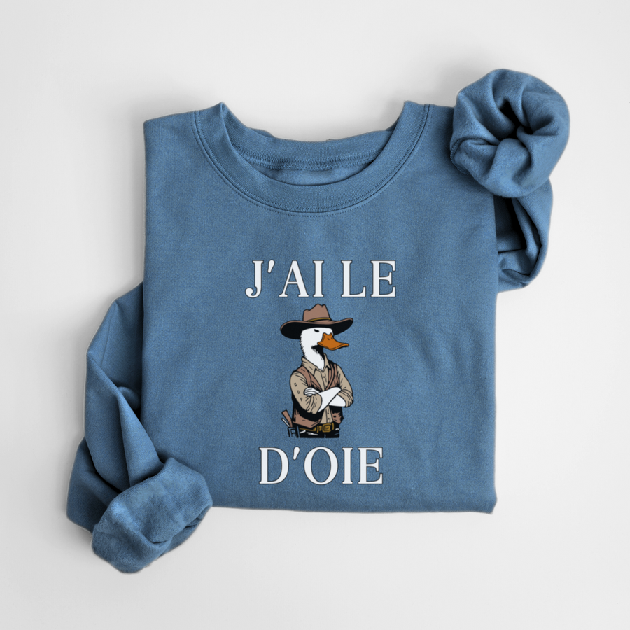 SWEATSHIRT OIE - DENIM