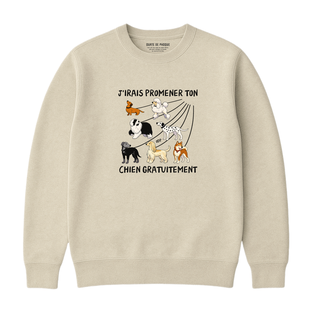 Sweatshirt Promener Ton Chien