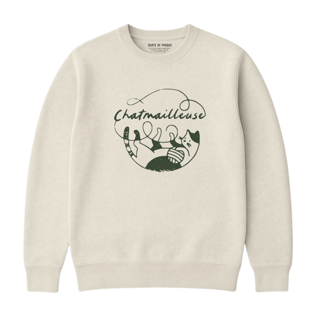 Sweatshirt Chatmailleuse