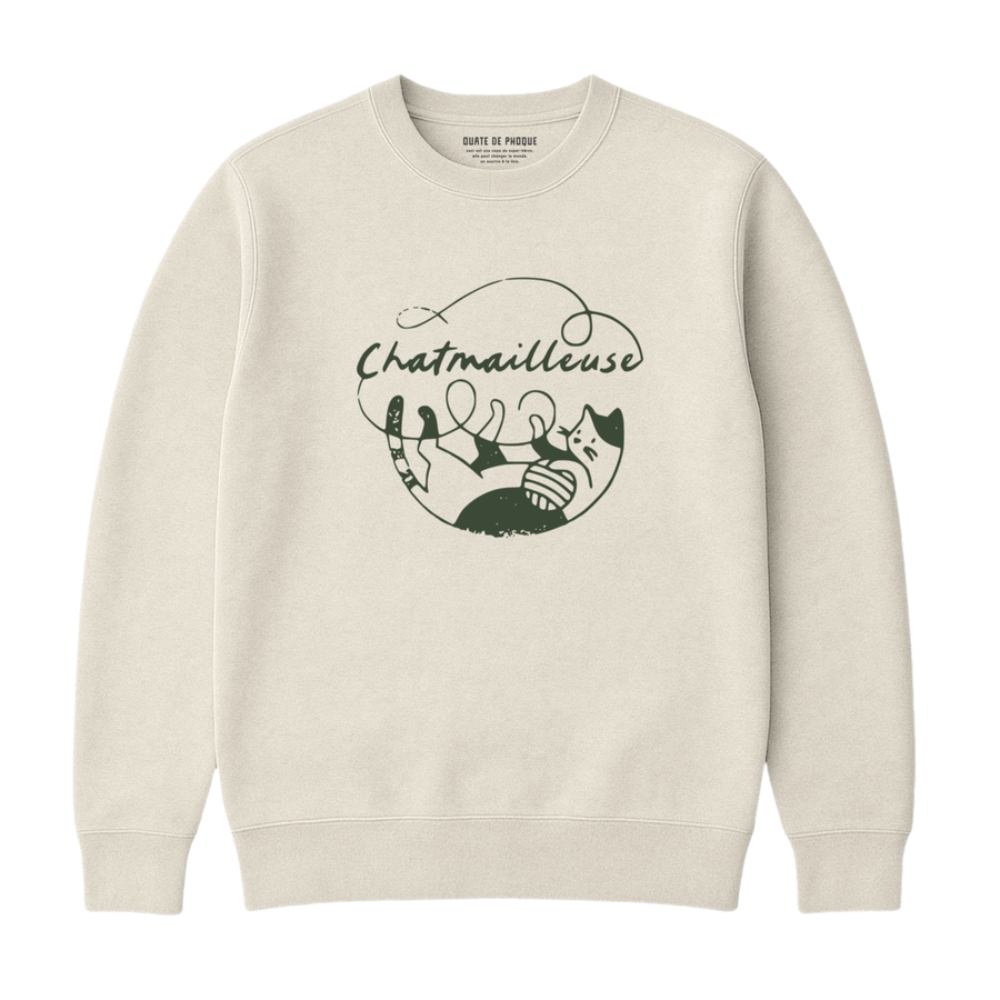 Sweatshirt Chatmailleuse