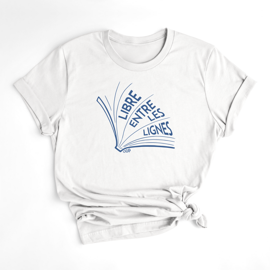 T-SHIRT LIBRE ENTRE LES LIGNES