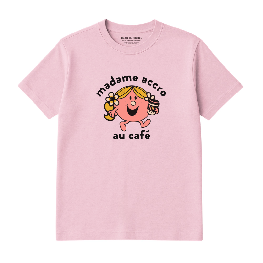 T-Shirt Madame Accro Au Café