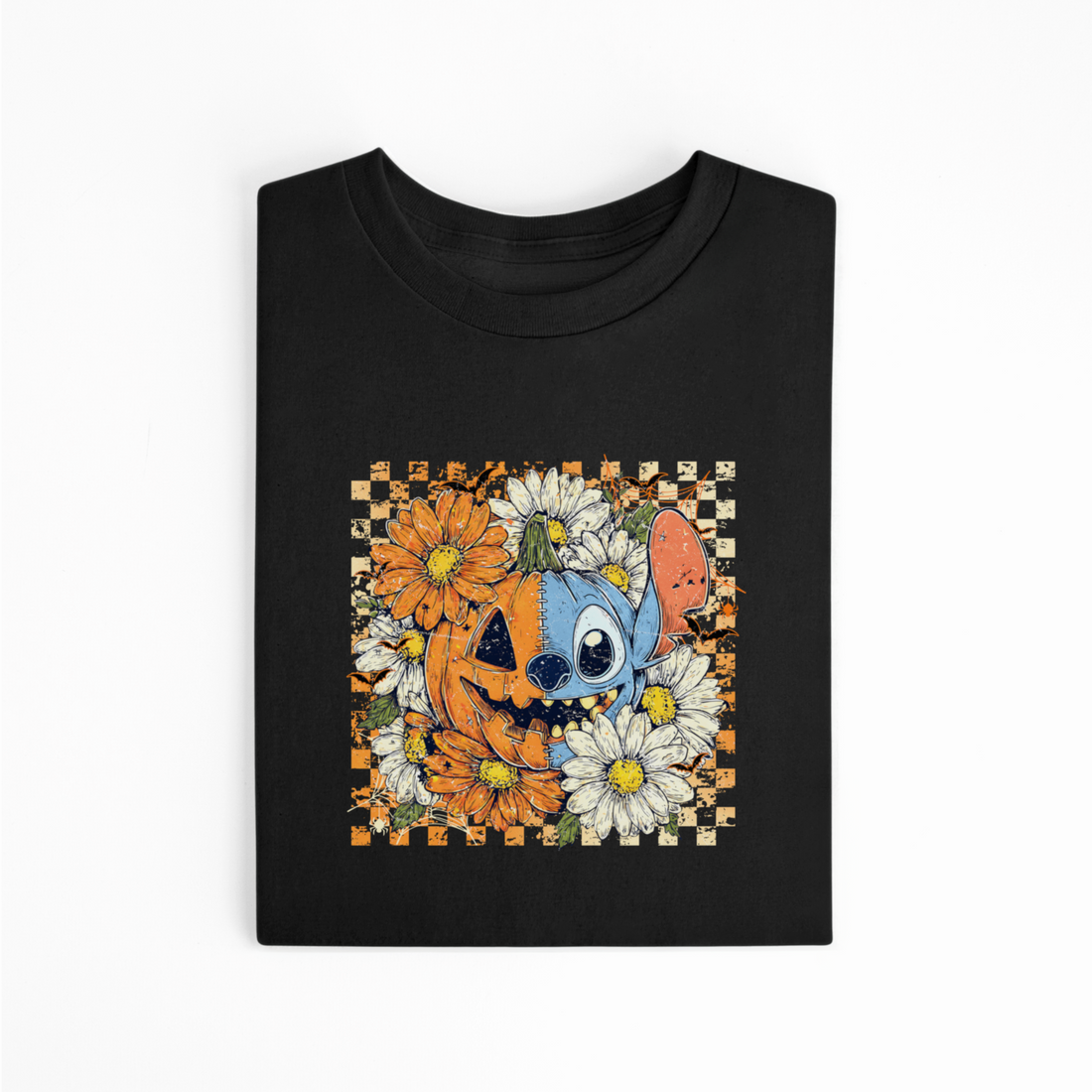 T-SHIRT STITCH CITROUILLE