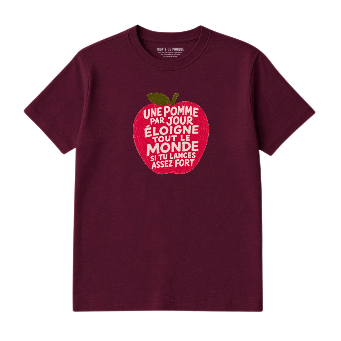 T-Shirt Une Pomme Par Jour