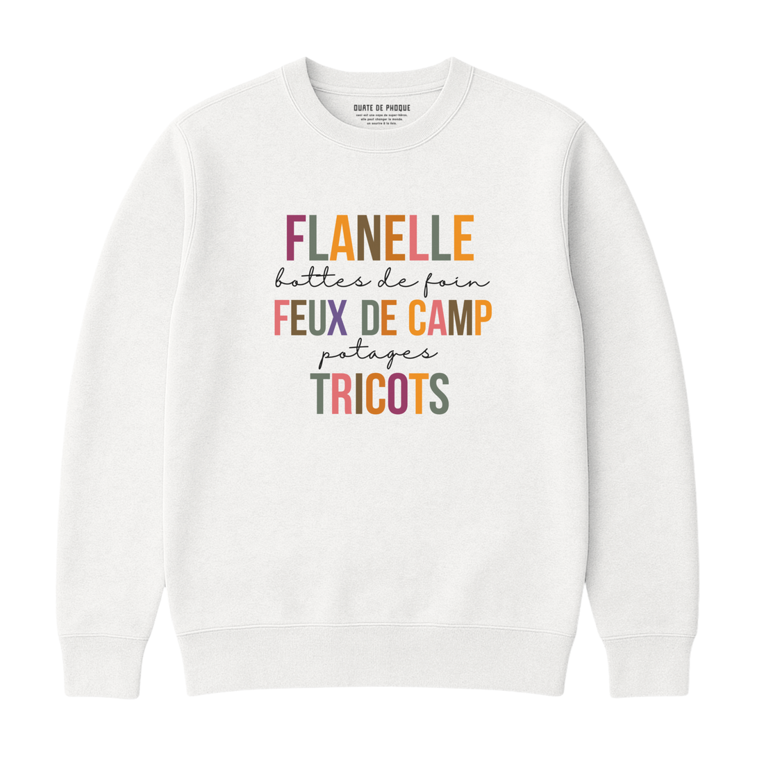Sweatshirt Flanelle