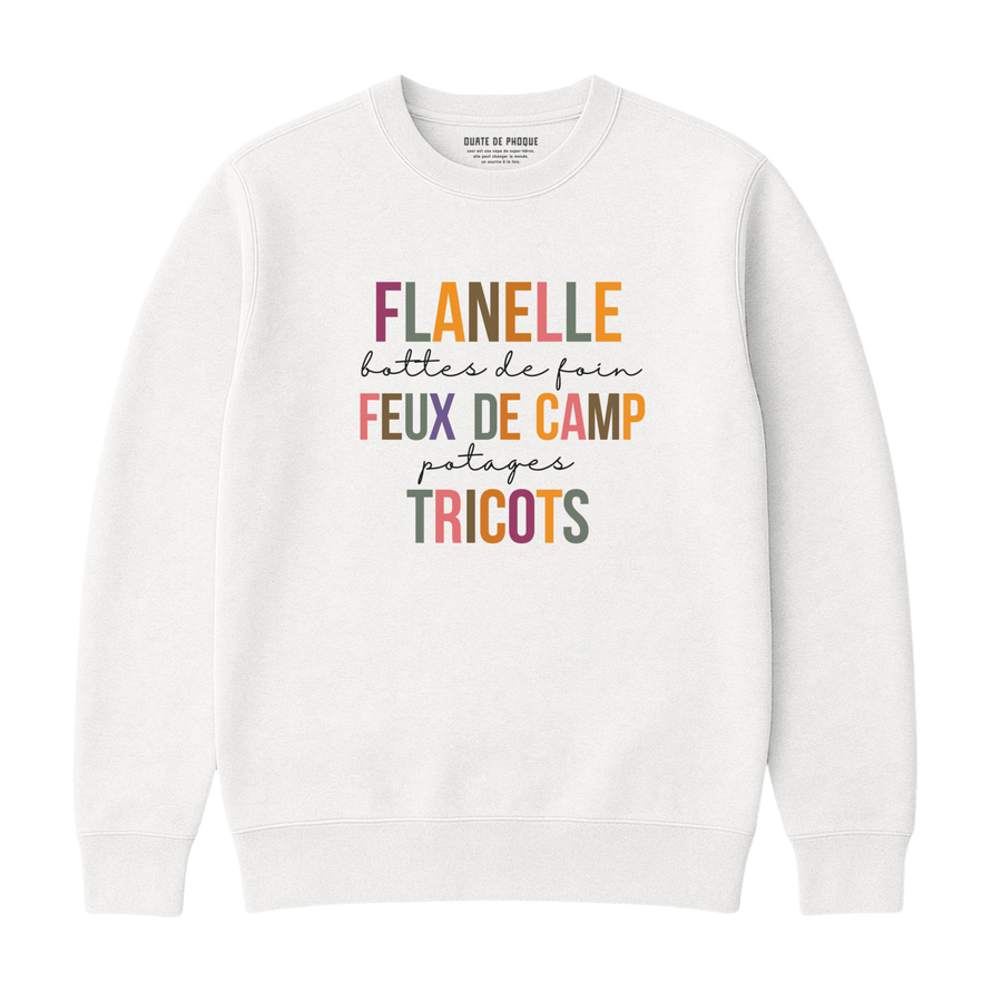 Sweatshirt Flanelle