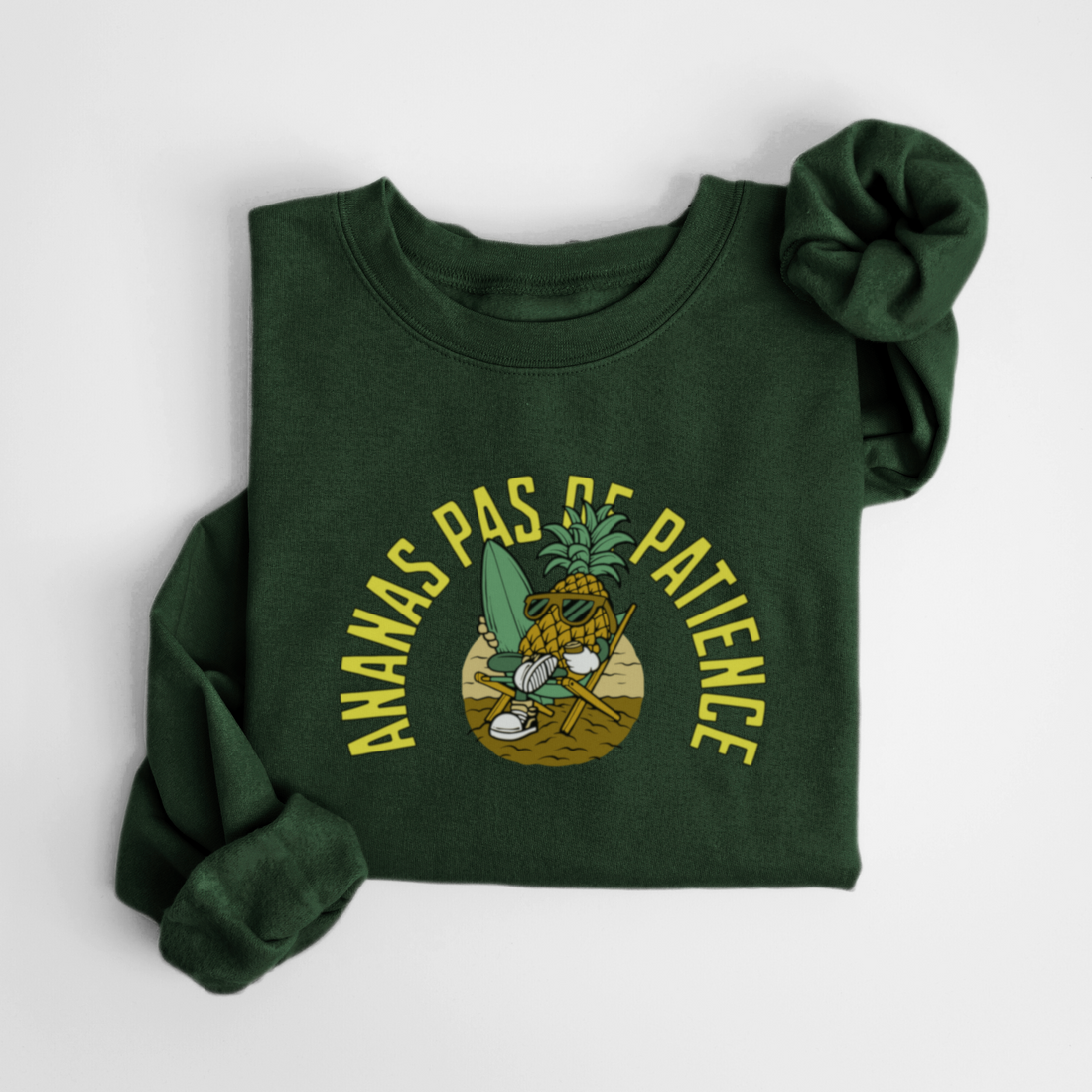 SWEATSHIRT ANANAS PATIENCE - FORÊT