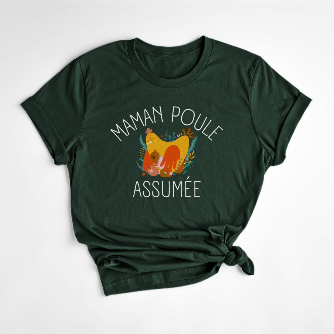 T-SHIRT MAMAN POULE - FORÊT