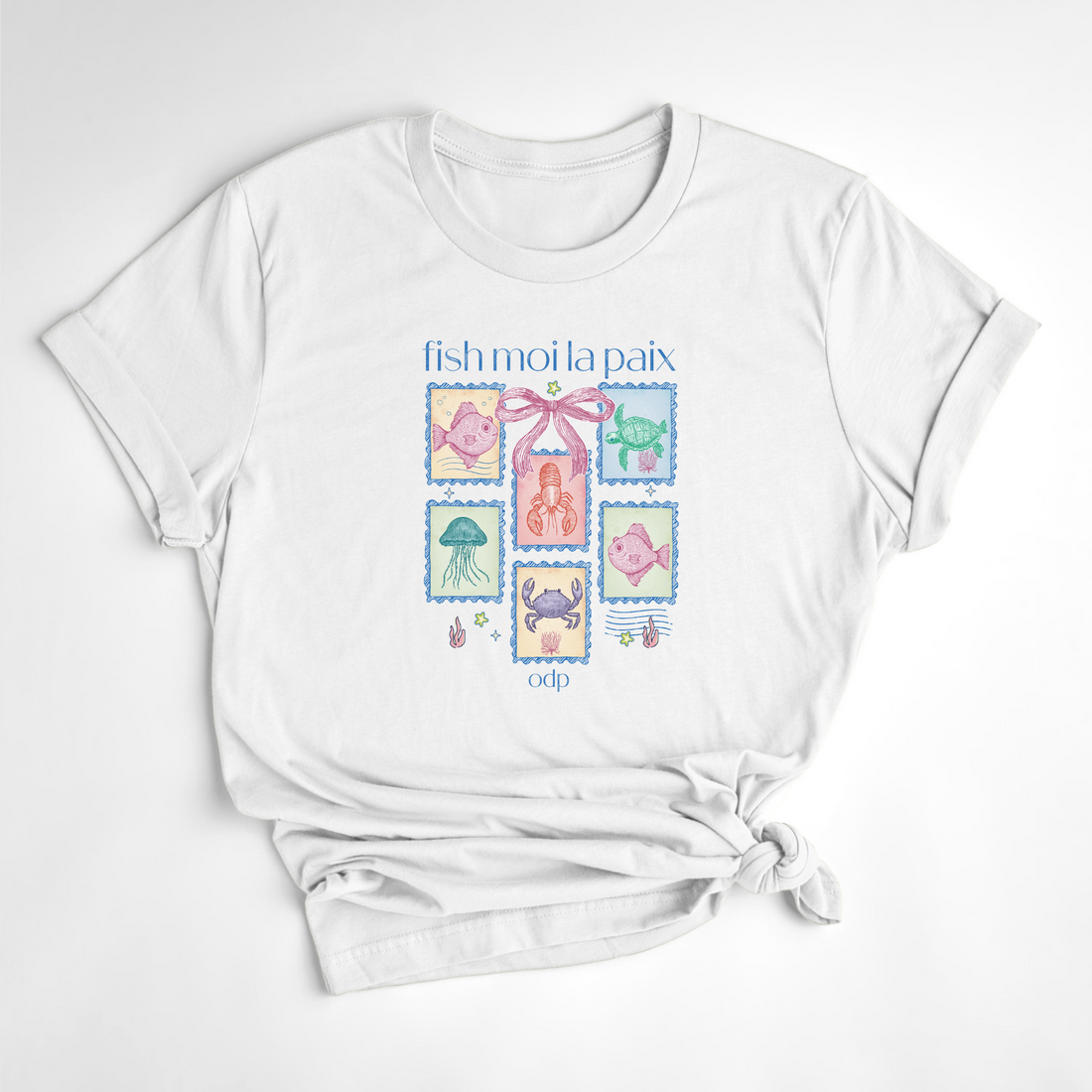 T-SHIRT FISH MOI LA PAIX