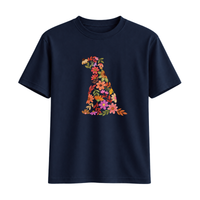 T-Shirt Chien Floral