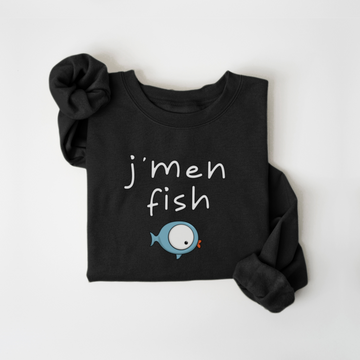 SWEATSHIRT J'MEN FISH - ENFANT