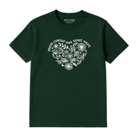 T-Shirt Coeur Tout Vert