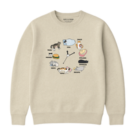 Sweatshirt Chat Horloge