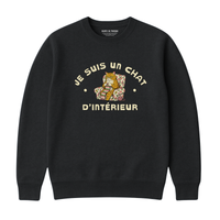 Sweatshirt Chat D'intérieur
