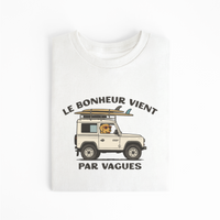 T-SHIRT BONHEUR VAGUES