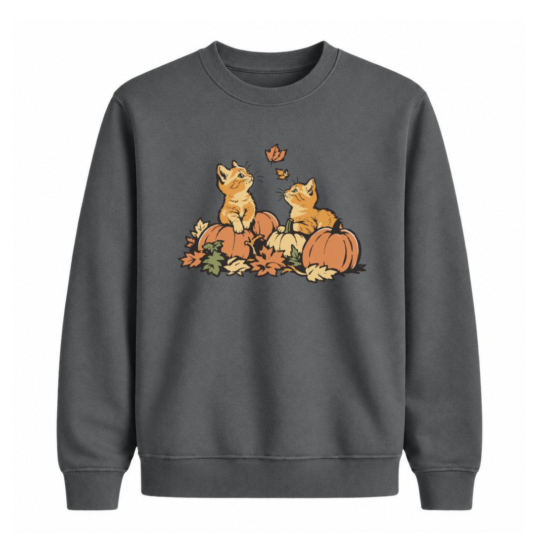 Sweatshirt Chats Automne
