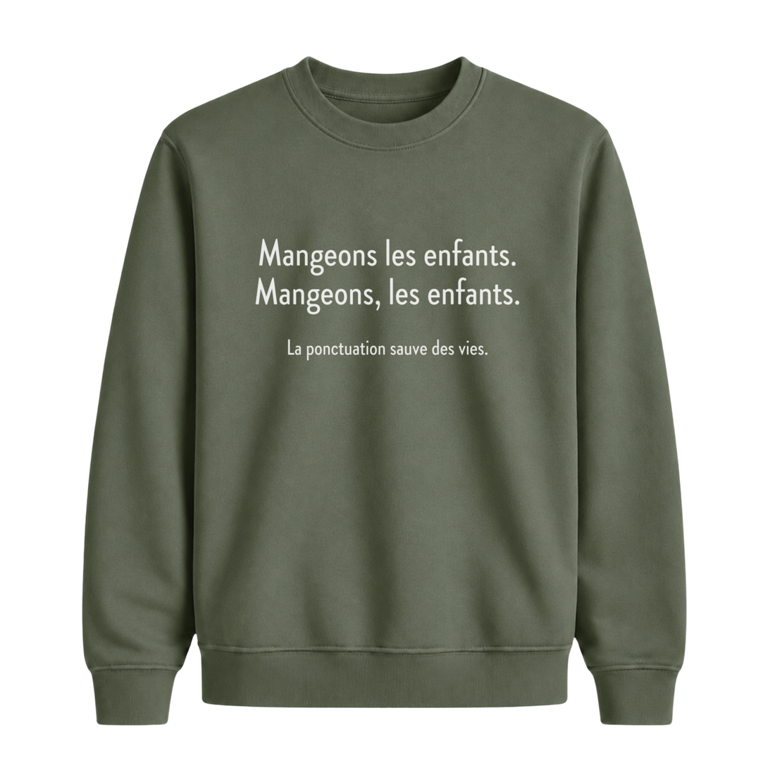 Sweatshirt Mangeons Les Enfants