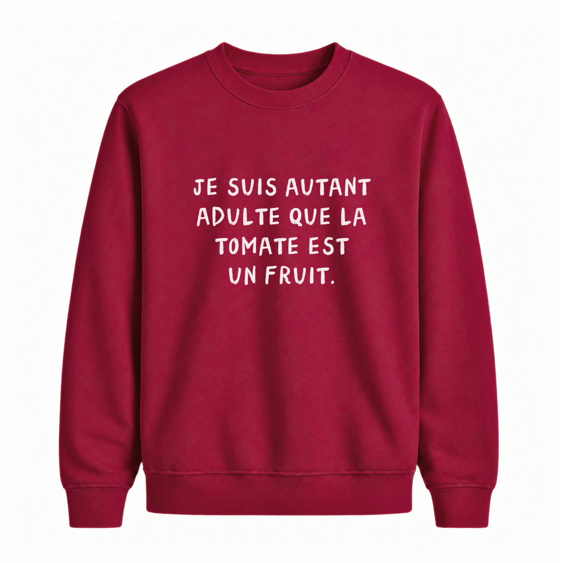 Sweatshirt Adulte Tomate