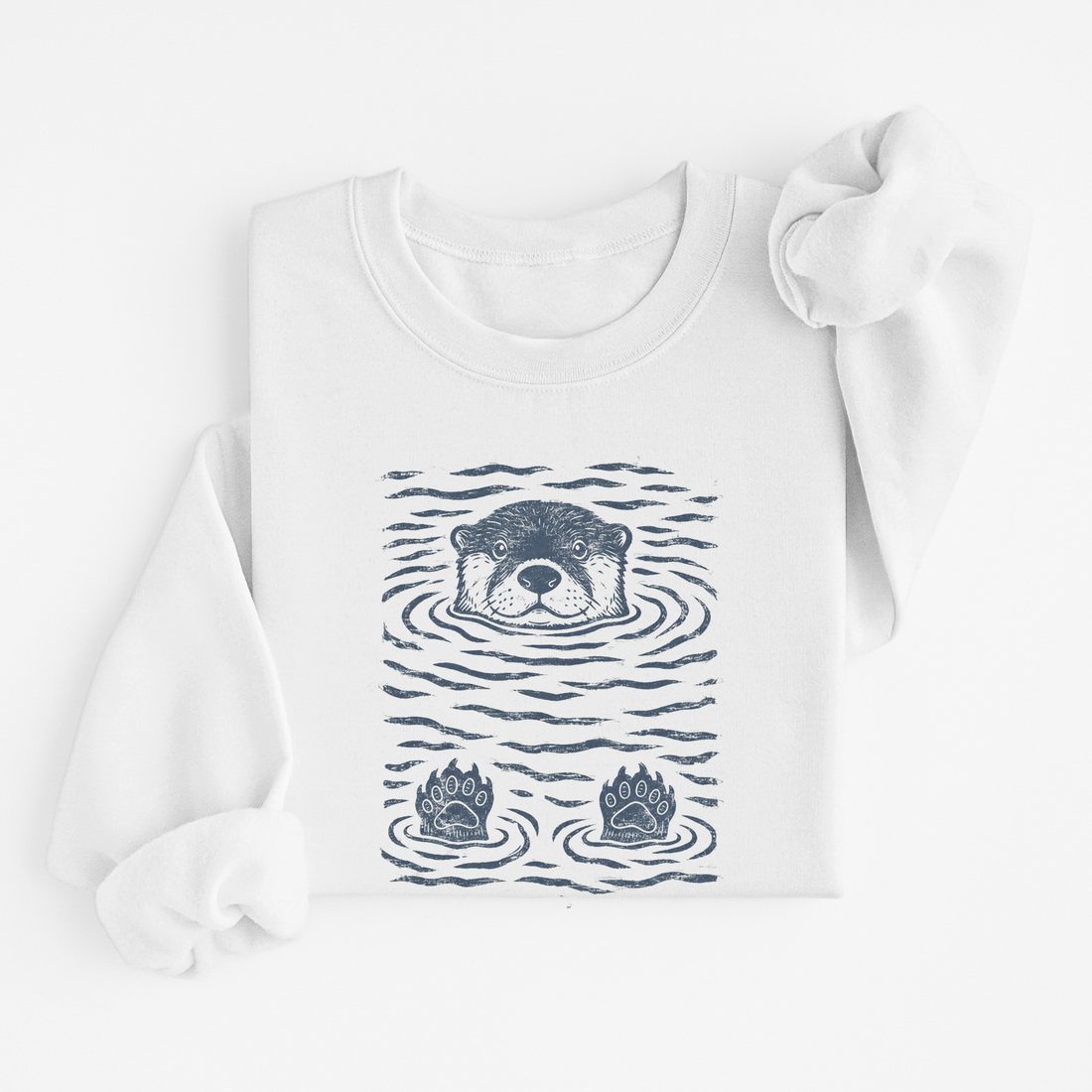 Sweatshirt Loutre Vintage