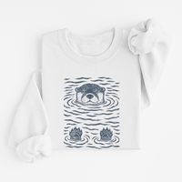 Sweatshirt Loutre Vintage