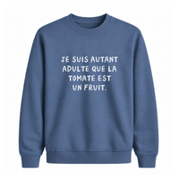 Sweatshirt Adulte Tomate