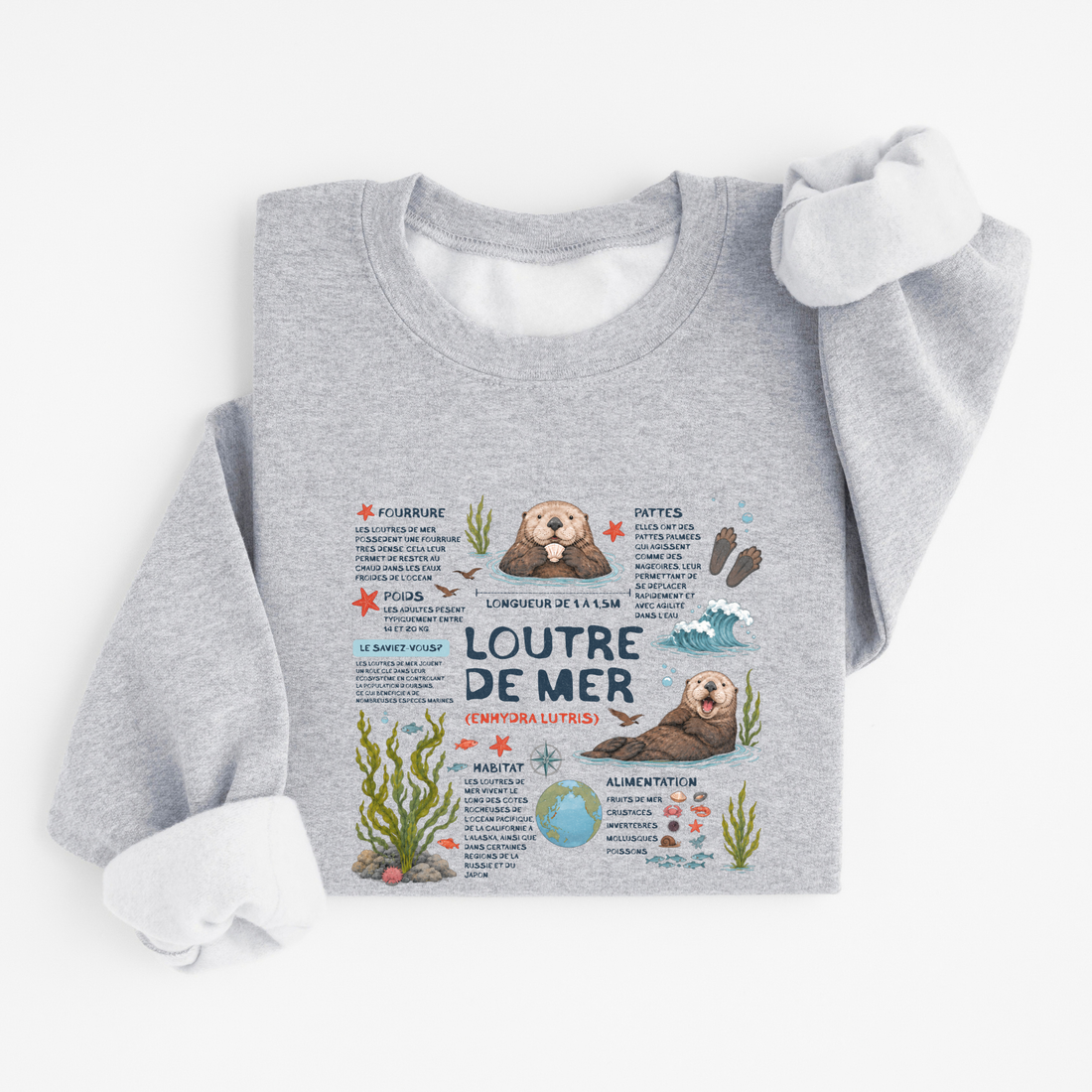 Sweatshirt Loutre De Mer