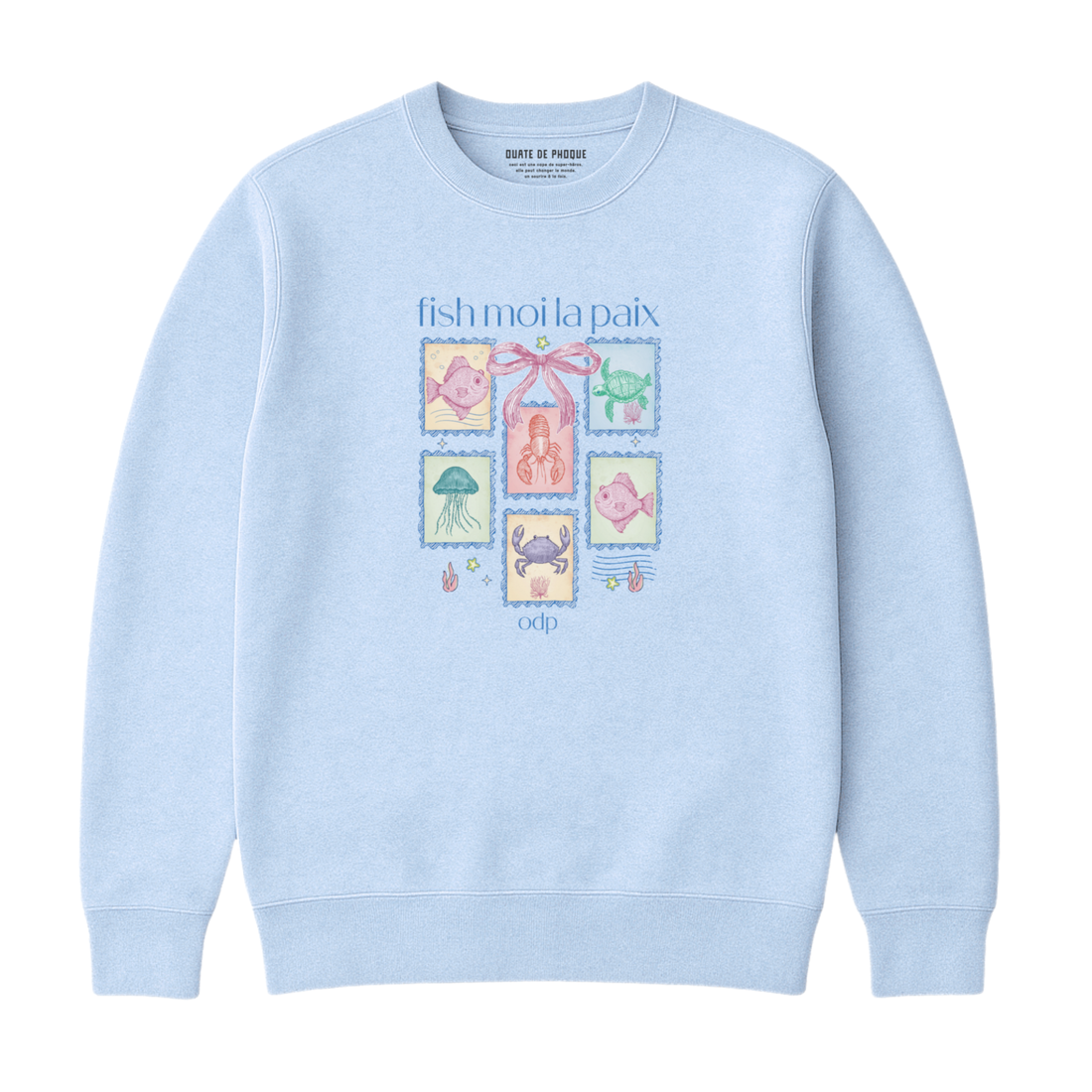 Sweatshirt Fish Moi La Paix
