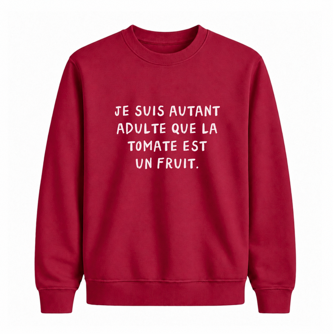 Sweatshirt Adulte Tomate