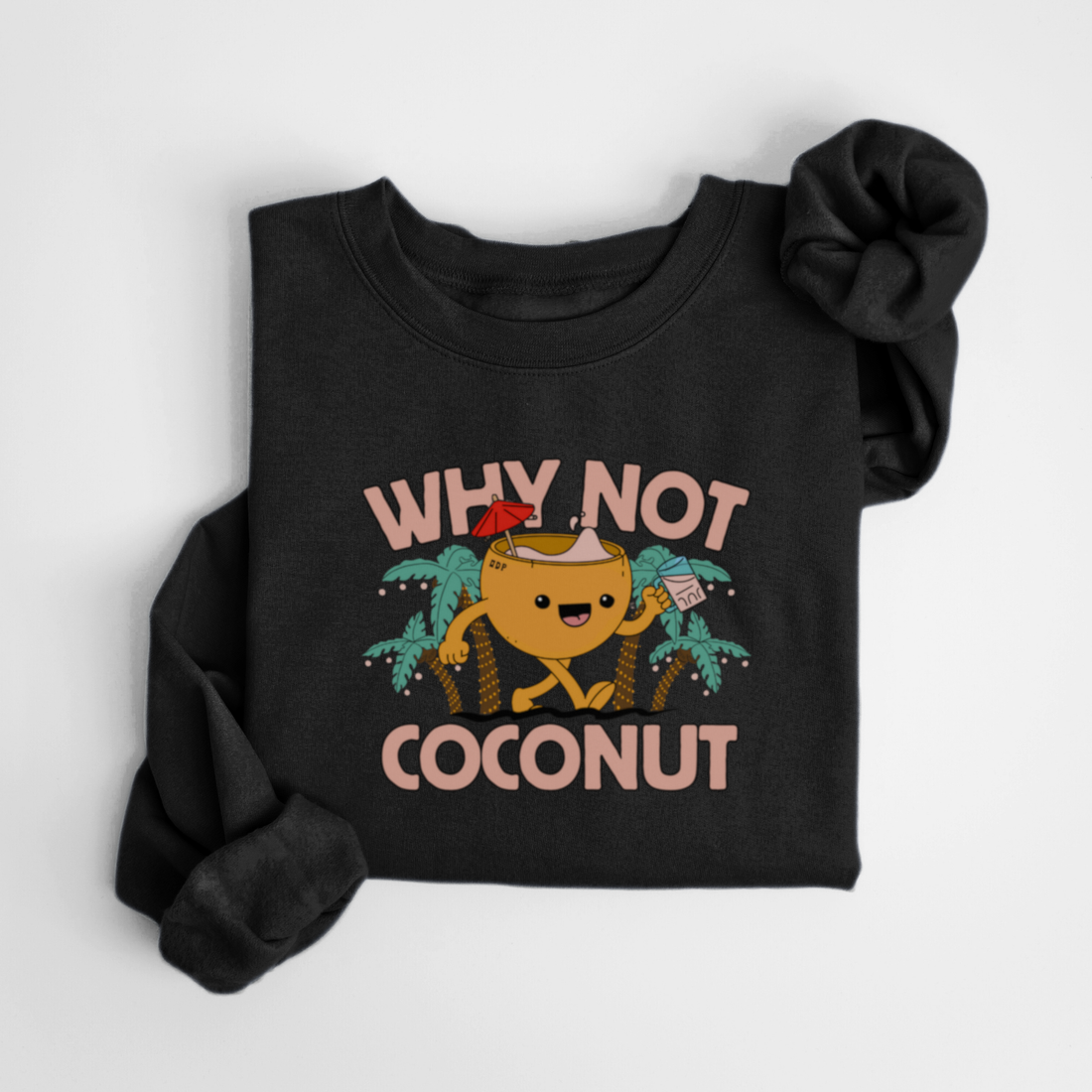 WHY NOT COCONUT SWEATSHIRT