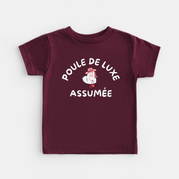 T-SHIRT POULE DE LUXE - ENFANT