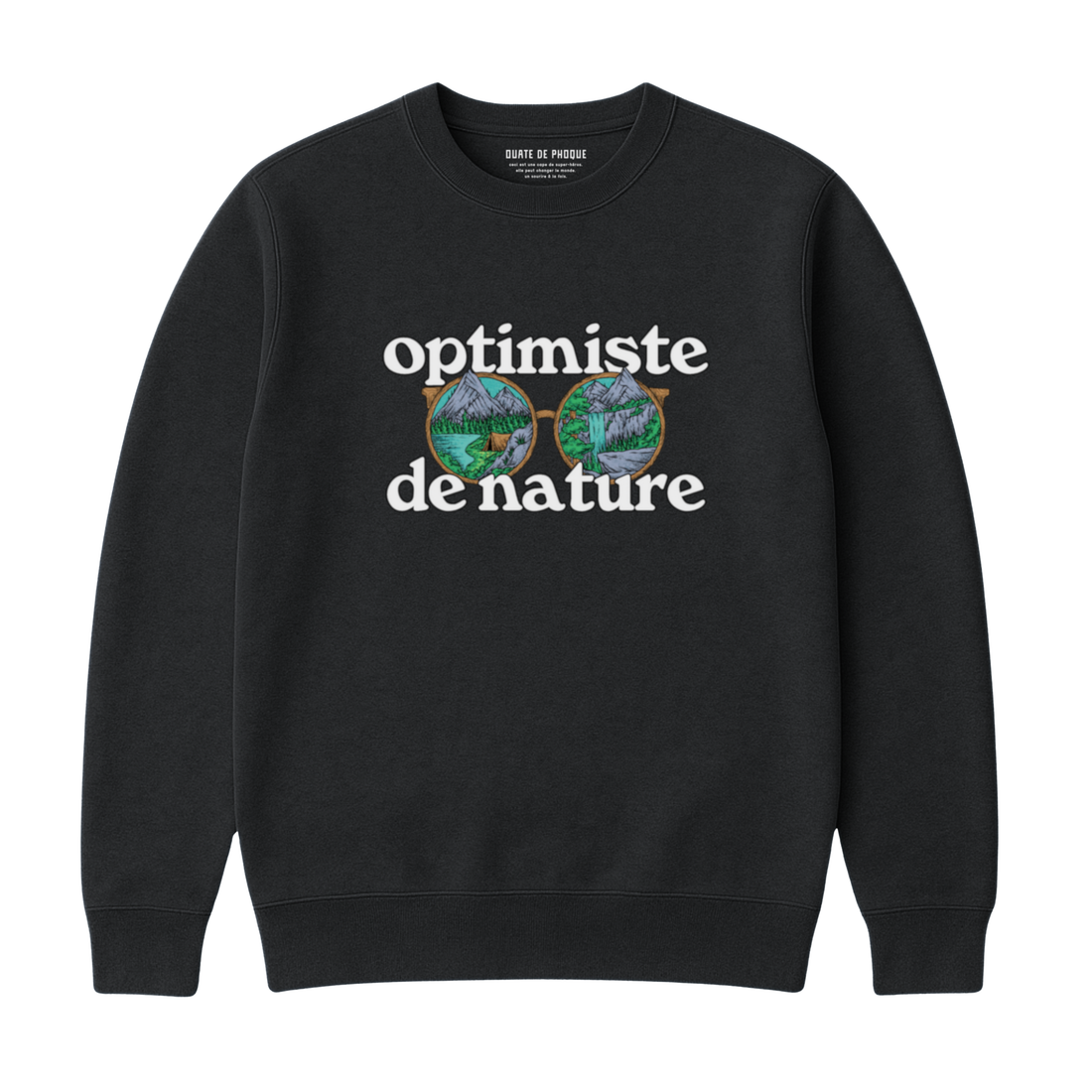 Sweatshirt Optimiste De Nature