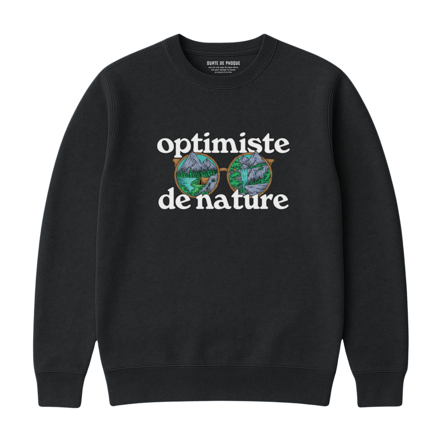 Sweatshirt Optimiste De Nature