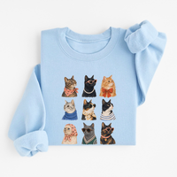 Sweatshirt Chats Stylés