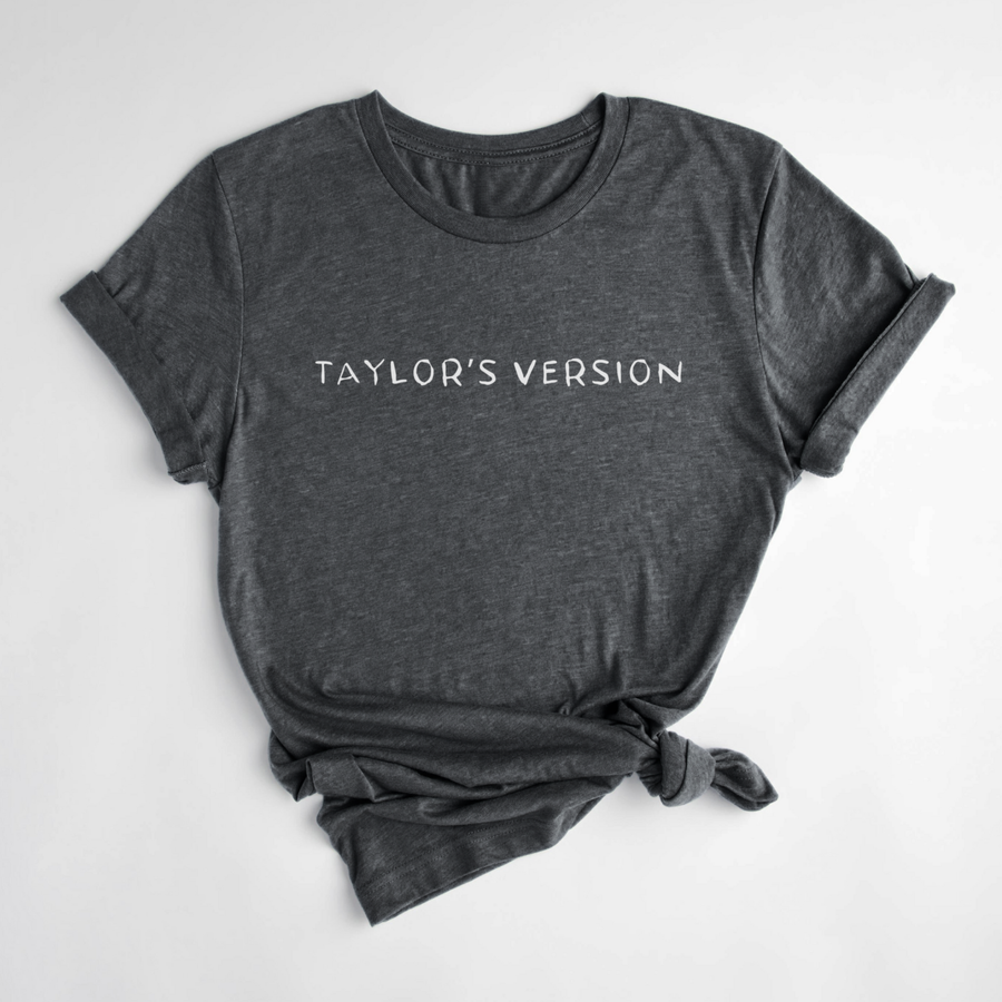 T-SHIRT TAYLOR'S VERSION - CHARBON