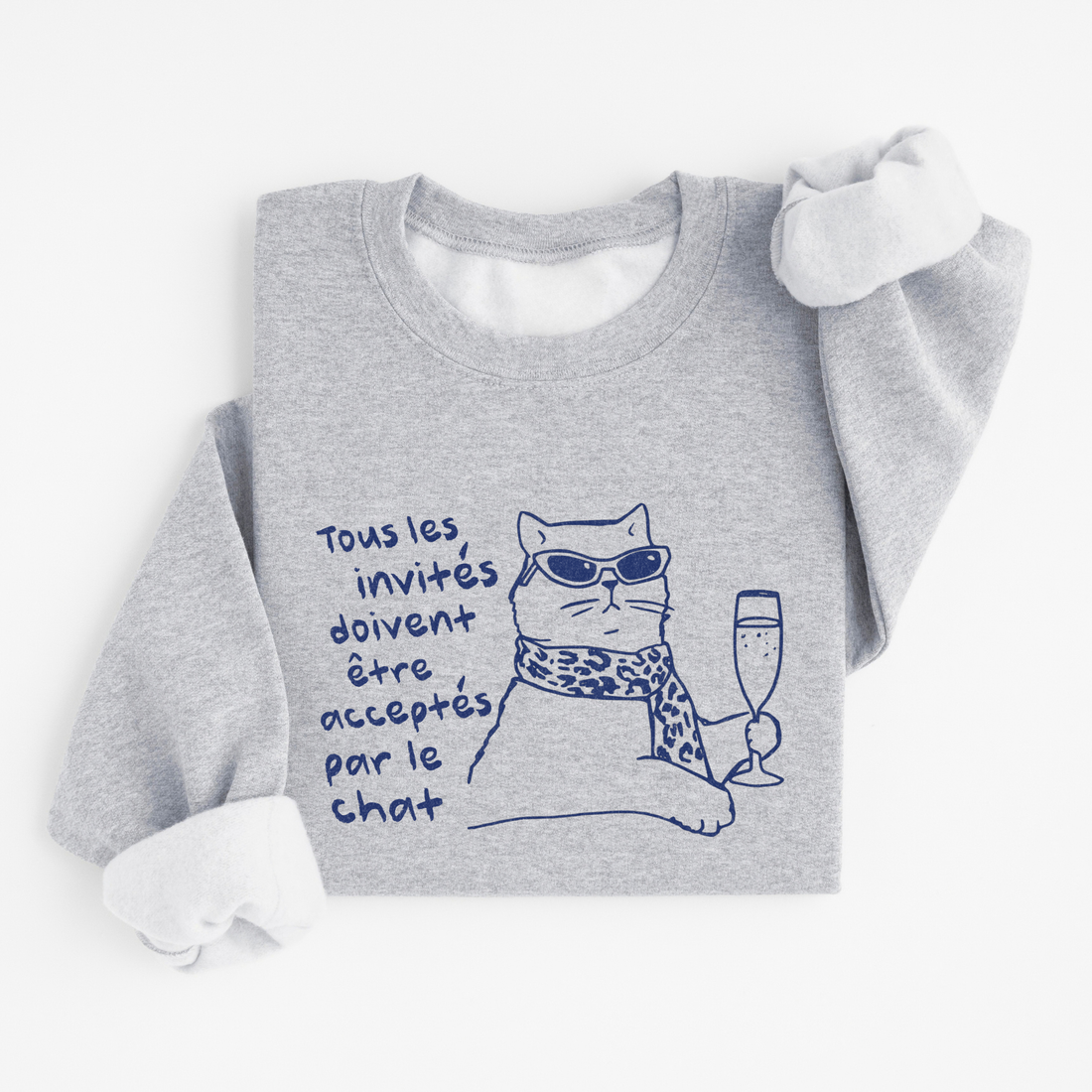 Sweatshirt Invités Chat