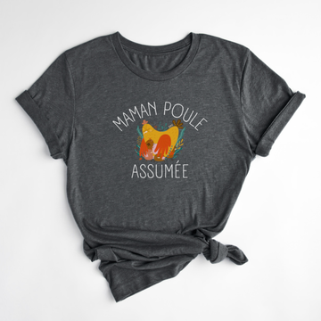 T-SHIRT MAMAN POULE - CORBEAU