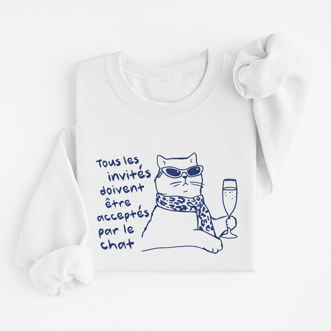Sweatshirt Invités Chat