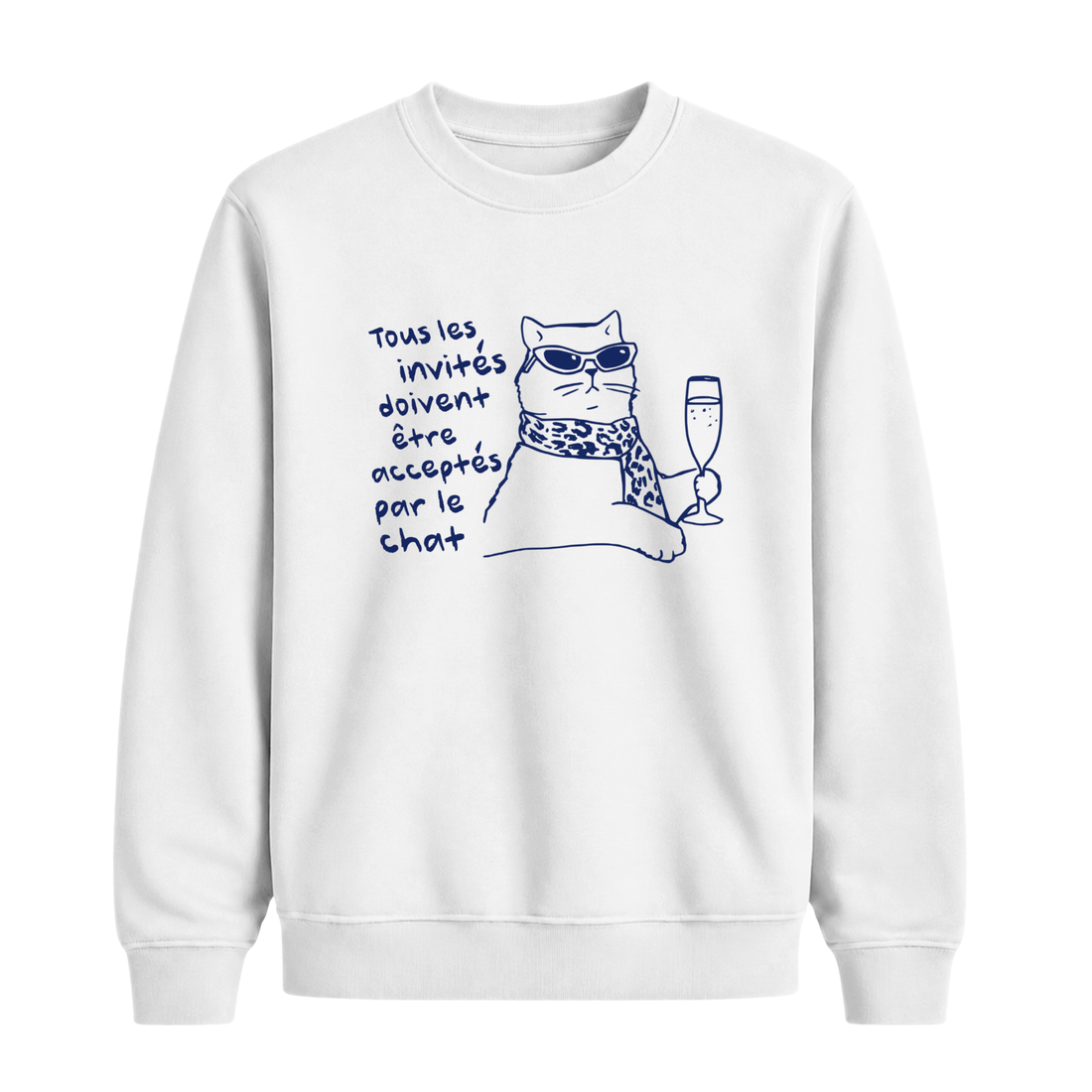 Sweatshirt Invités Chat