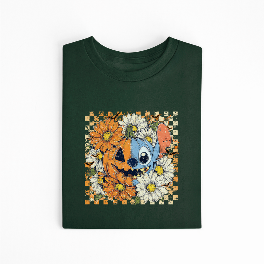 T-SHIRT STITCH CITROUILLE