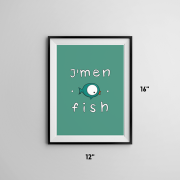 AFFICHE J'MEN FISH