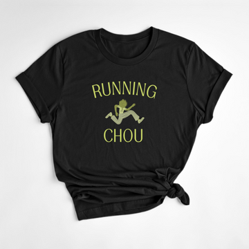 T-SHIRT RUNNING CHOU - NOIR