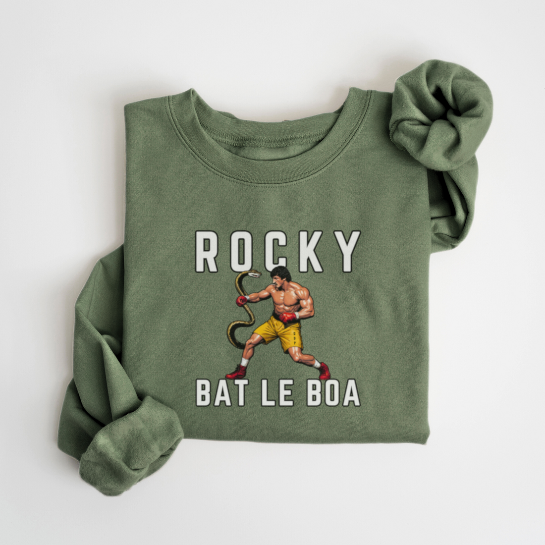 SWEATSHIRT ROCKY - SAUGE