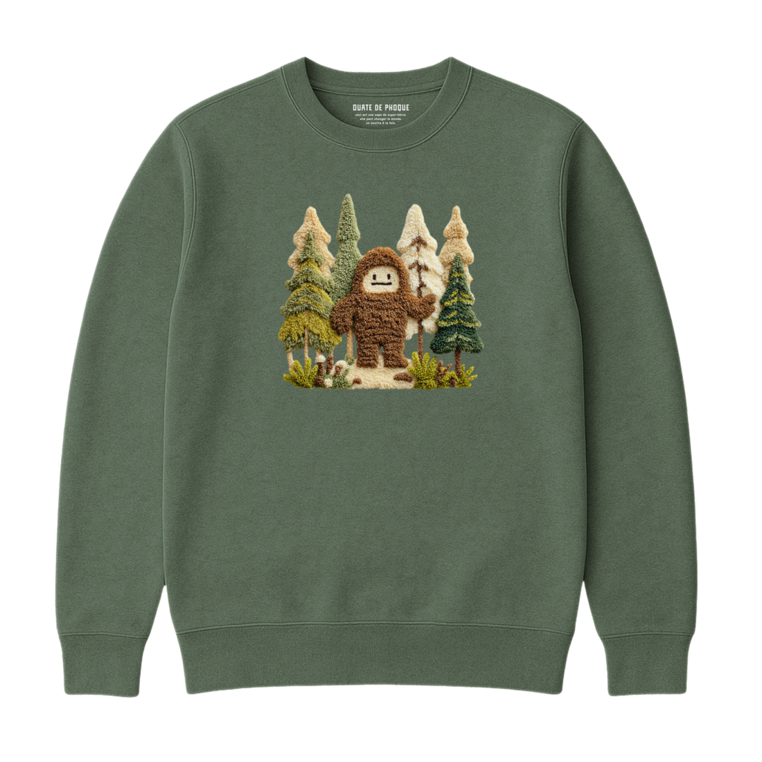 Sweatshirt Sasquatch Effet Patch